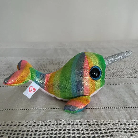 Ty Toys Ty Beanie Boos Nori Narwhal Unicorn Of The Sea A